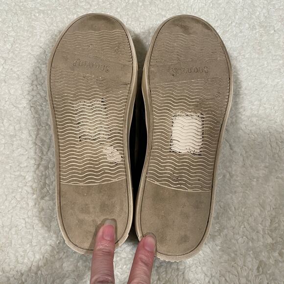 Soludos Llama Velvet Slip On Sneakers Navy Blue Fuzzy Terry Cloth 6 - Picture 8 of 8